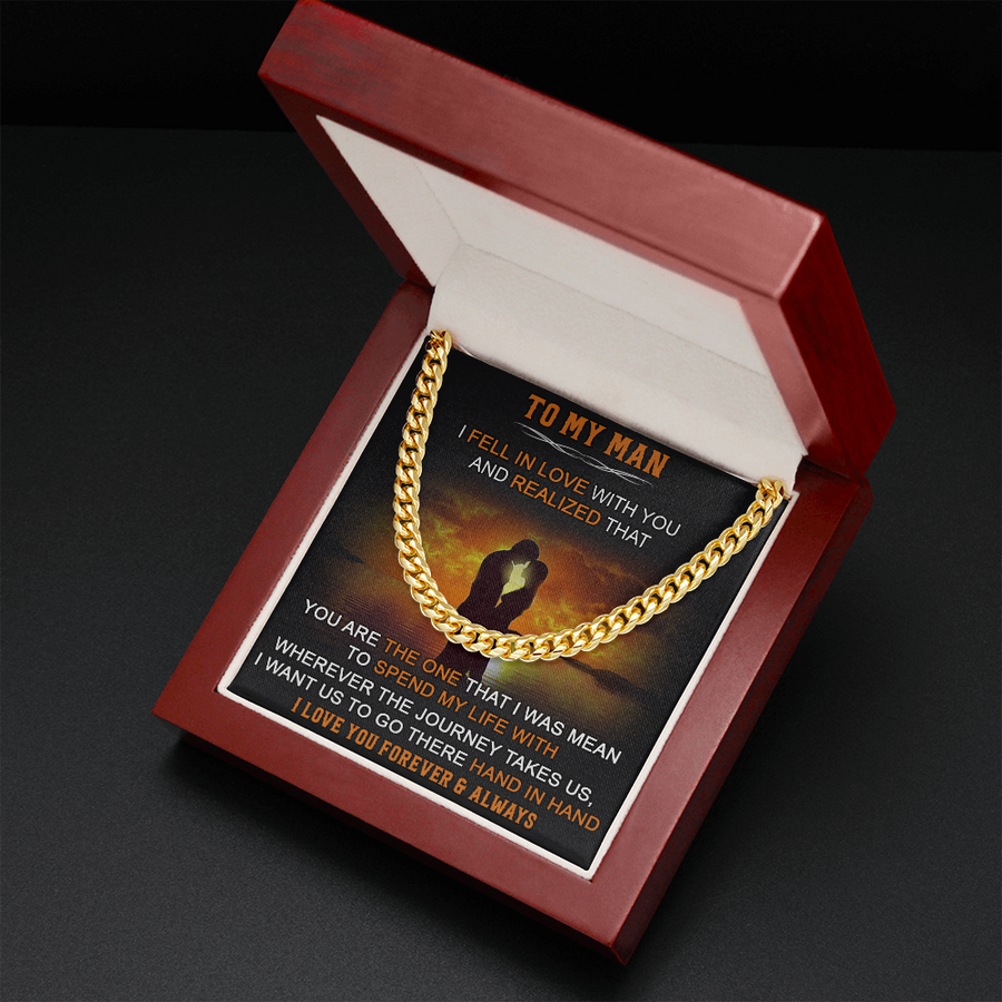 Gift For Your Man - Fell In Love - Cuban Link Cuban Link Chain