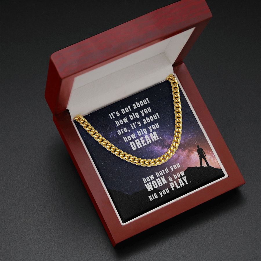 (Almost Gone) Gift for Colleague - Cuban Link Chain Necklace - Trending Now