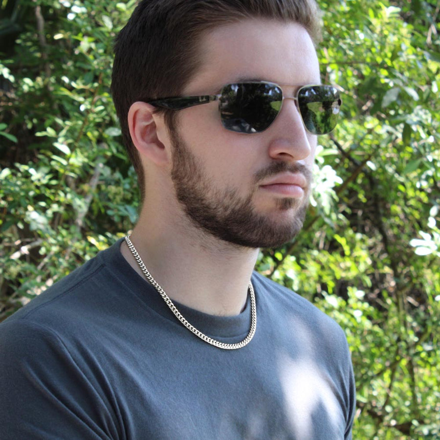 To My Son | Solid Cuban Chain Necklace |