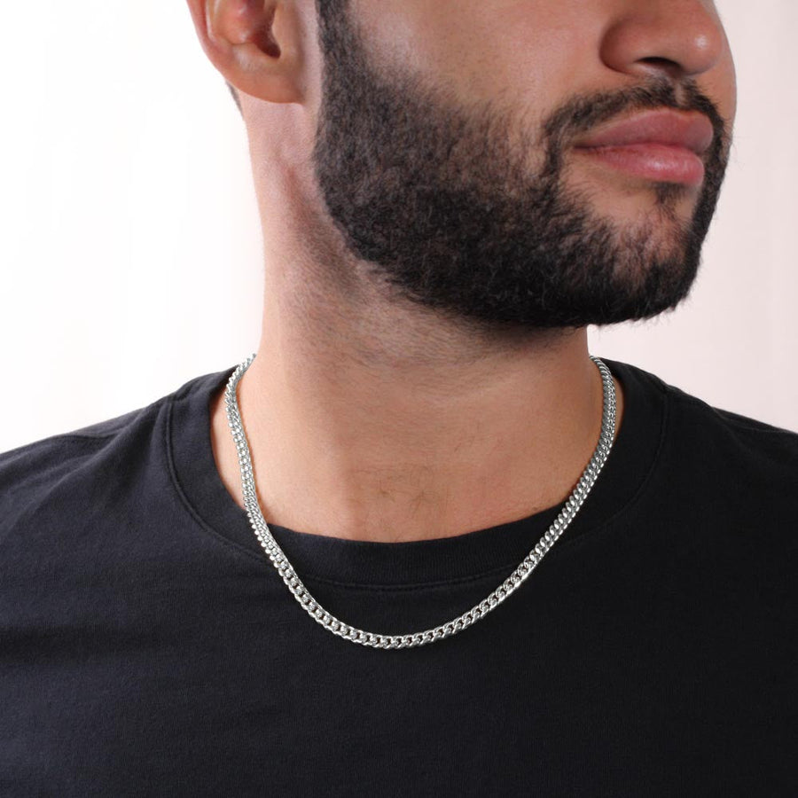 To Our Dad, Gift For Him, Cuban Link Chain Necklace, Cuban Chain Necklace, Stainless Steel, 14K Yellow Gold, Christmas Gift, Christian Gift, Dad Gift, Warrior, Prayer Warrior, Christian Dad, Dad Christmas Gift, Gift Idea, Necklace For Man, Gift For Dad