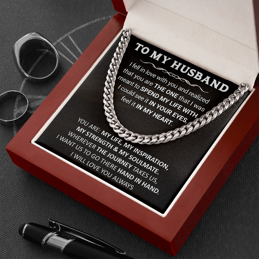Gift For Husband - With You - Cuban Link Cuban Link Chain