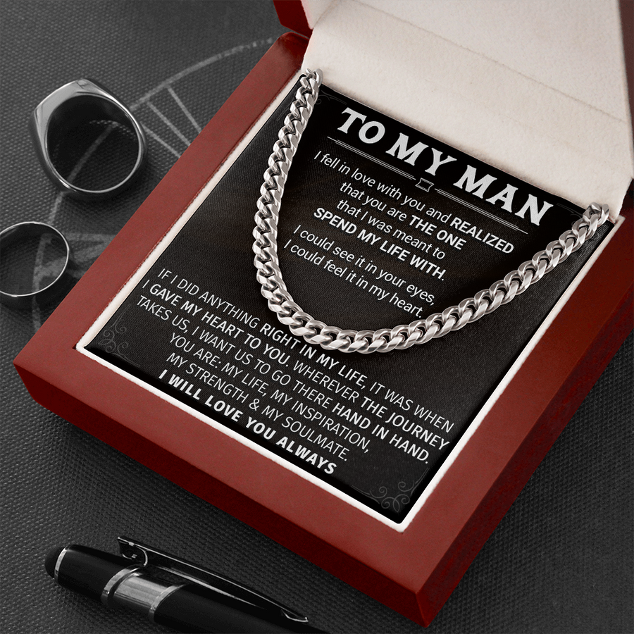 Gift For Your Man - Hand In Hand - Cuban Link Cuban Link Chain