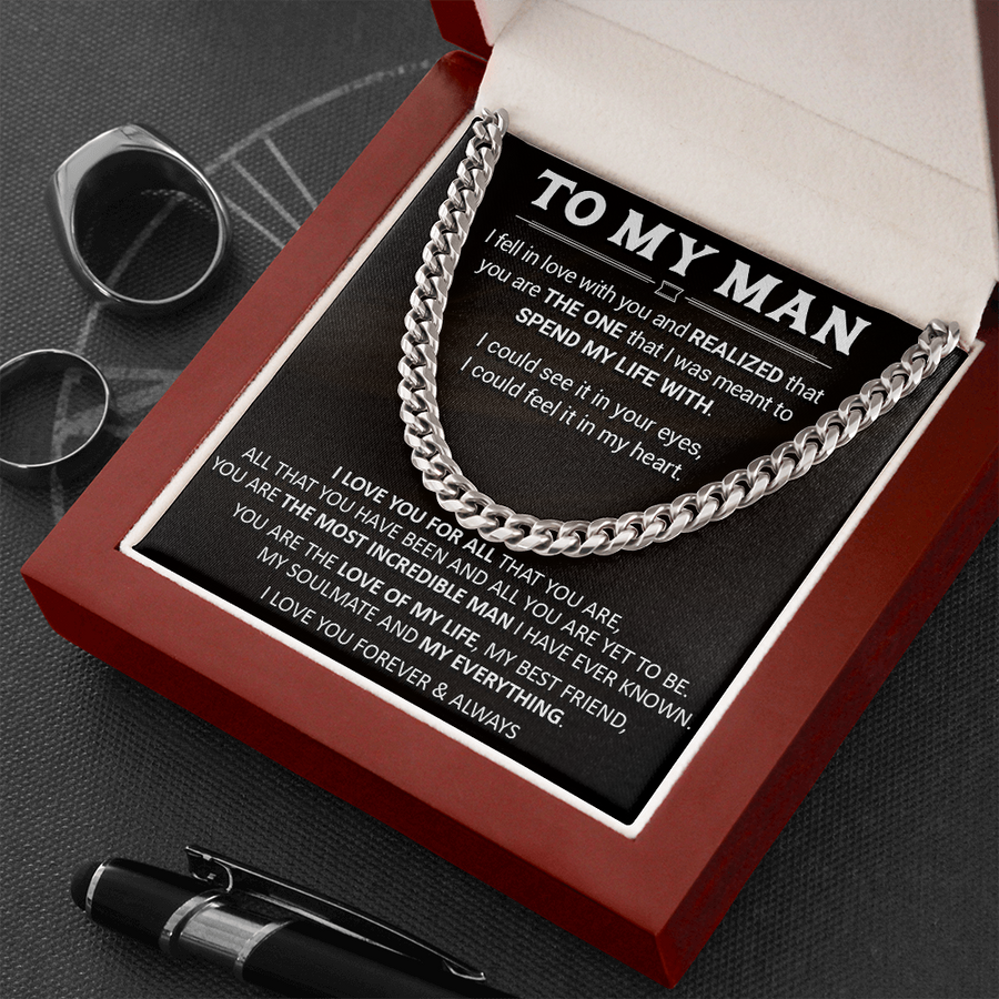 Gift For Your Man - The Love - Cuban Link Cuban Link Chain