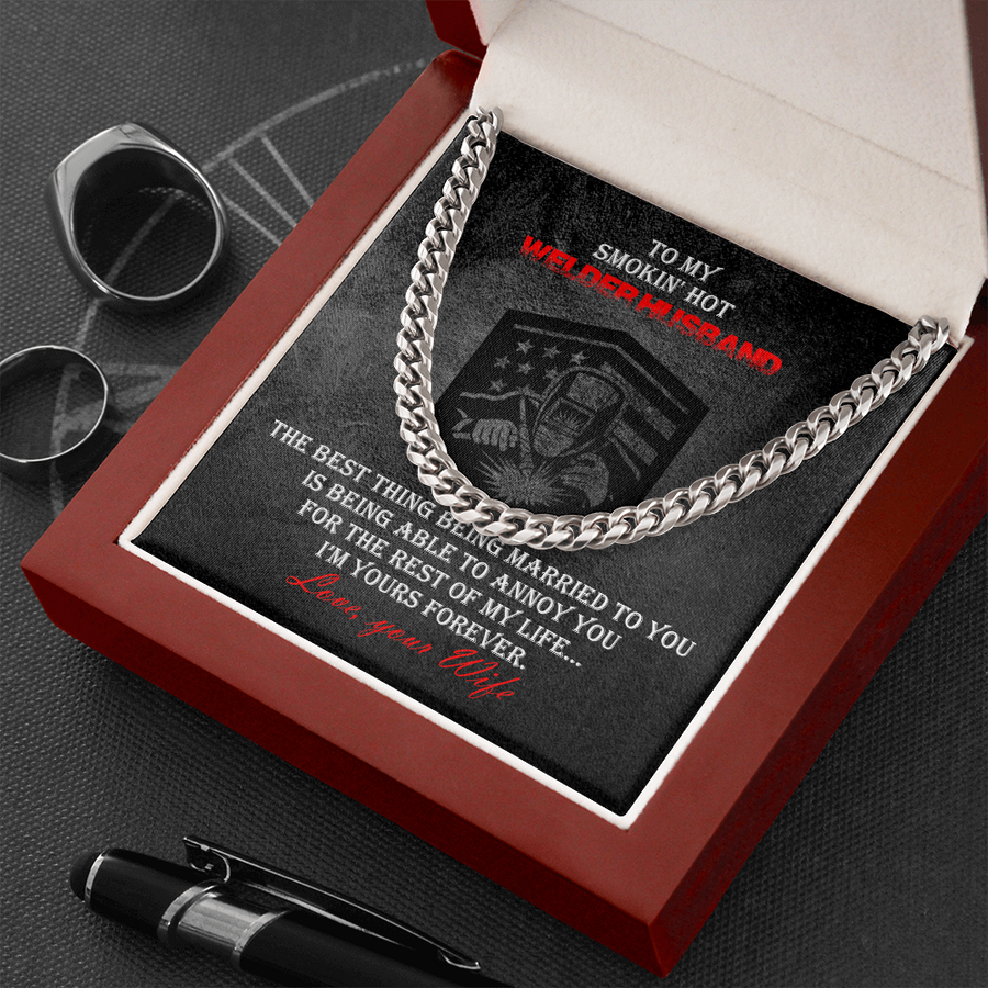 Welder Heavy Durable Cuban Chain Mens Necklace Cuban Link Chain
