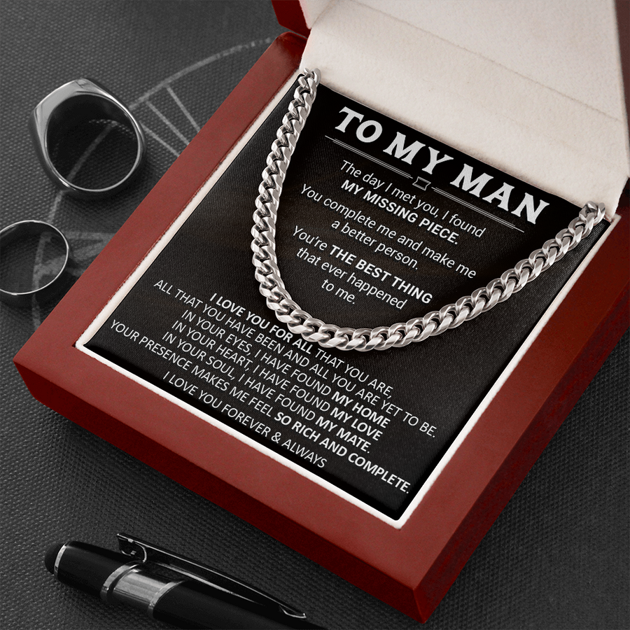 Gift For Your Man - Your Presence - Cuban Link Cuban Link Chain