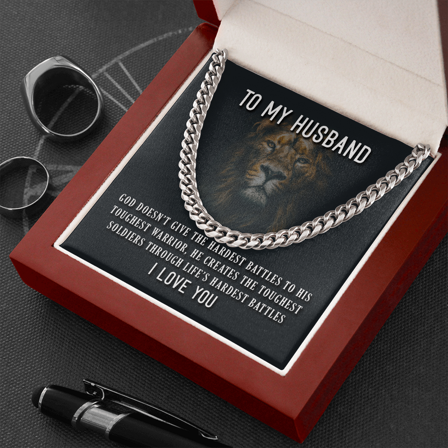 To my Husband on his birthday GIFT Necklace