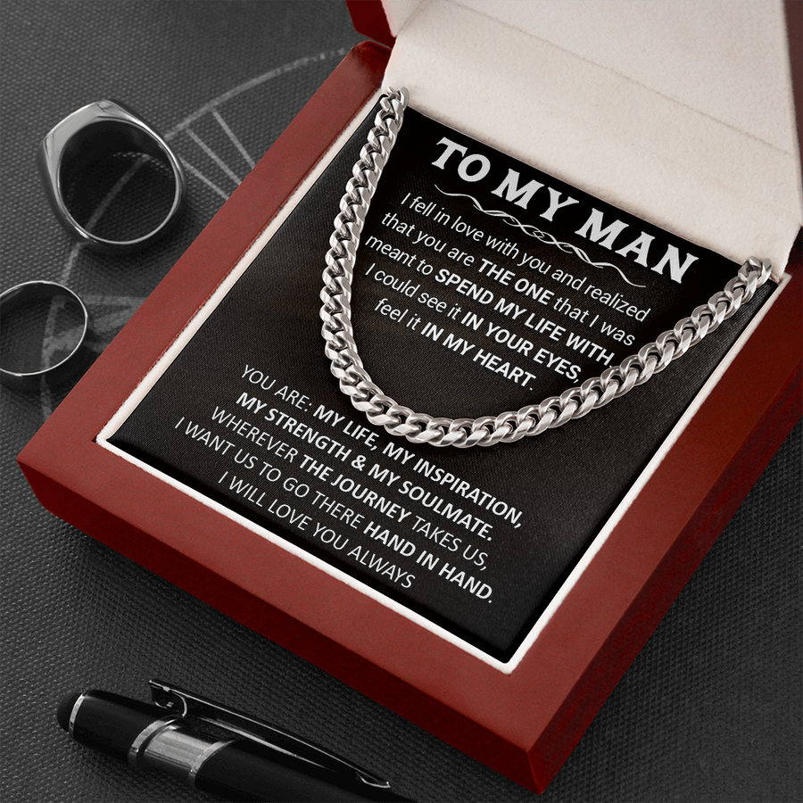Gift For Your Man - With You - Cuban Link Cuban Link Chain
