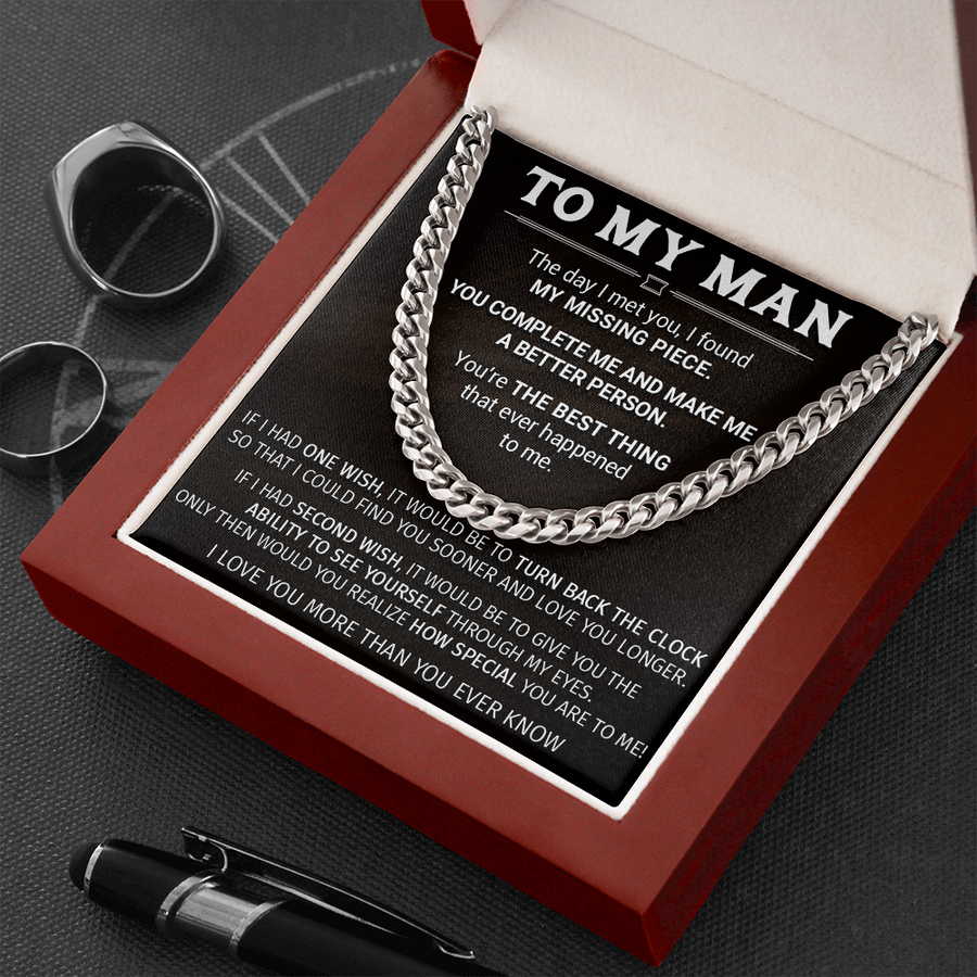 Gift For Your Man - 2 Wishes - Cuban Link Cuban Link Chain