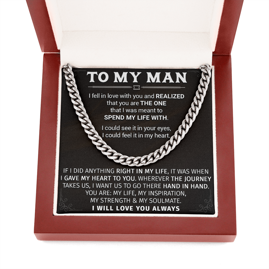 Gift For Your Man - Hand In Hand - Cuban Link Cuban Link Chain