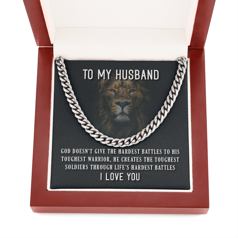 To my Husband on his birthday GIFT Necklace