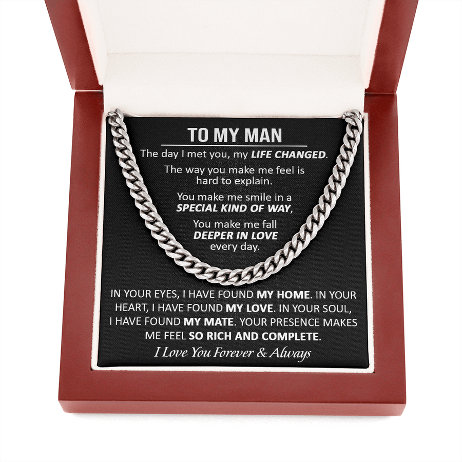 Gift For Your Man - The Way Complete - Cuban Link Cuban Link Chain