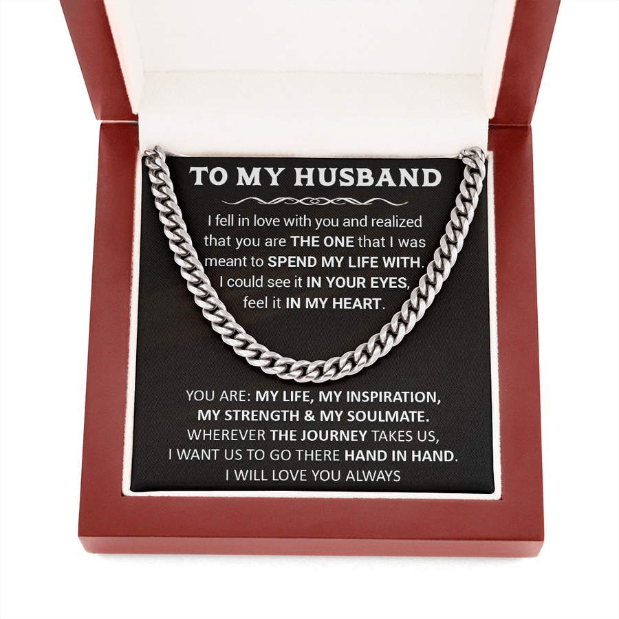 Gift For Husband - With You - Cuban Link Cuban Link Chain