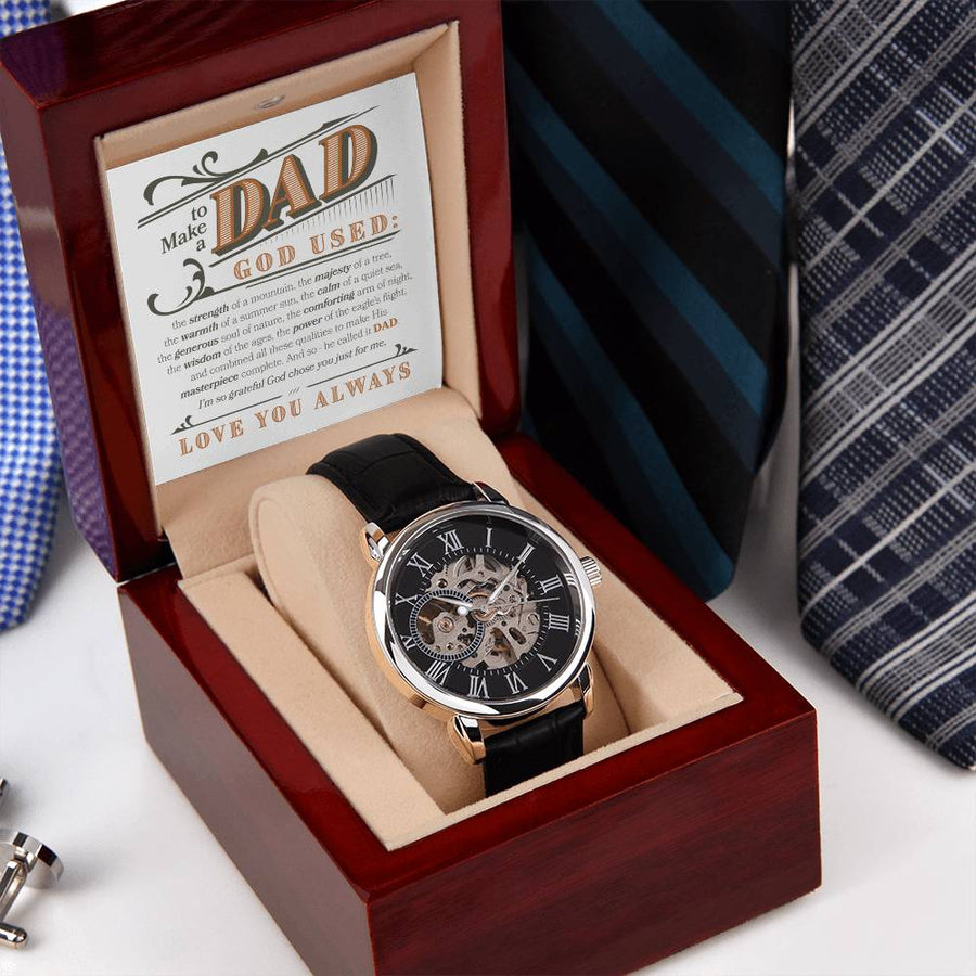 To Make A Dad Forever Love Openwork Watches