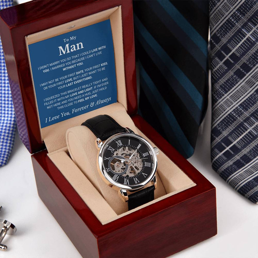To My Man - Without You - Openwork Watches