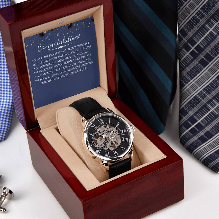Congratulationstoday Is The Day You Have Been Waiting For - Openwork Watches