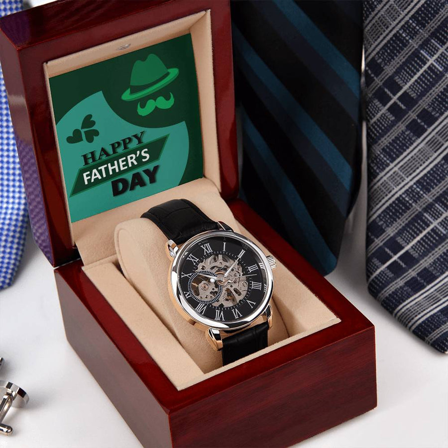Watch For Dad Father's Day Gift Gift For Dad Father Of The Bride Gift Gift From Son Gift From Daughter Gift For Men To Dad Openwork Watch