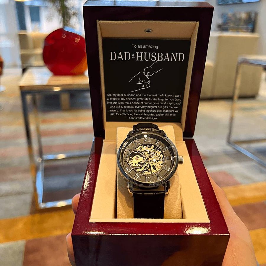 To An Amazing Dad & Husband Openwork Watches