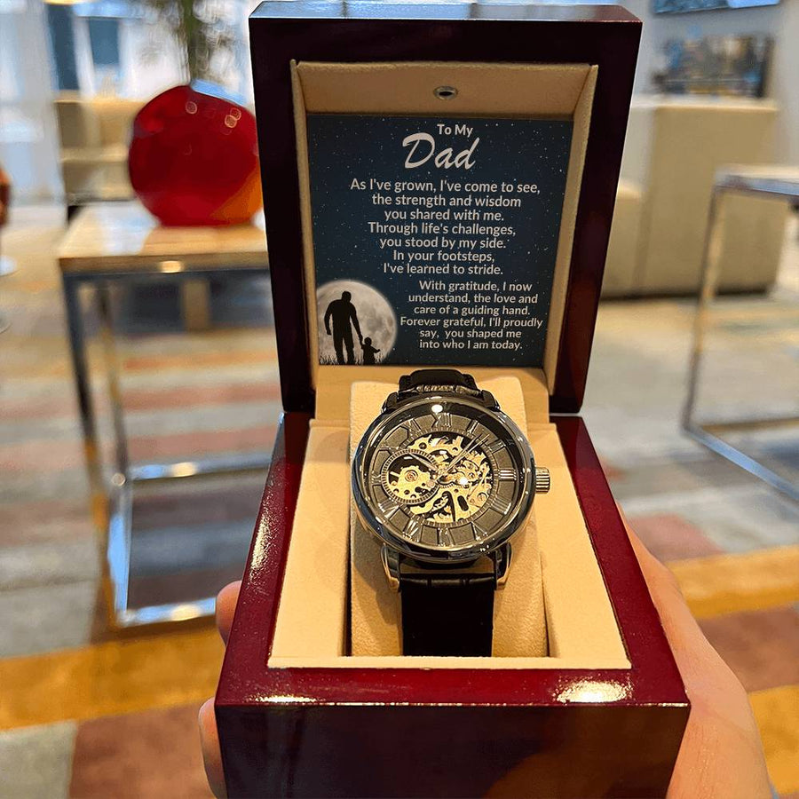 To My Dad, You Have Shaped Me Into Who I Am Today Braided - Openwork Watches