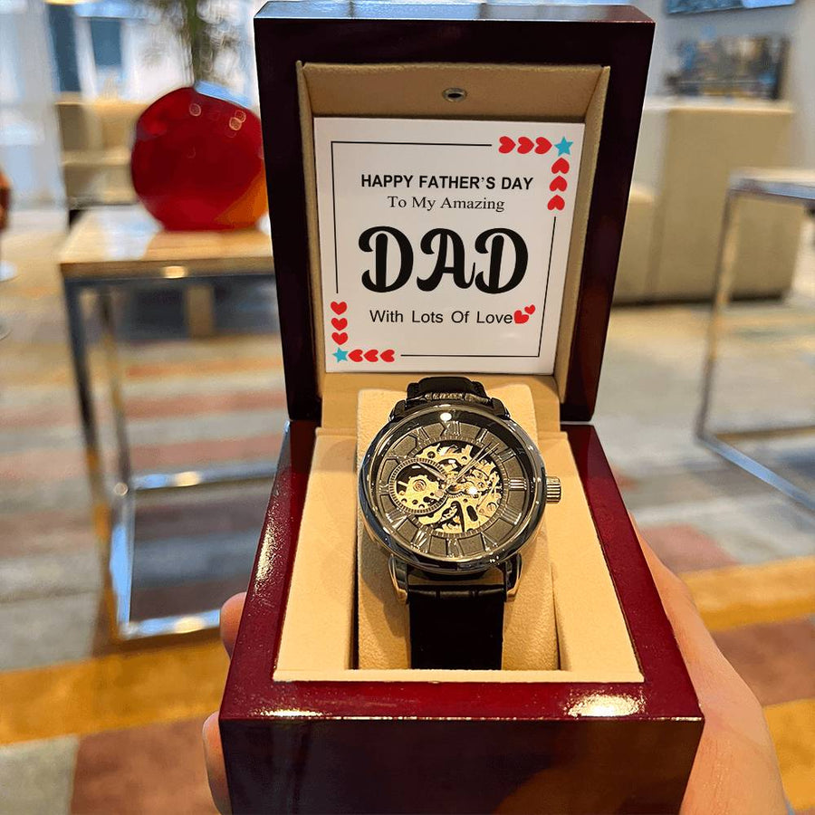 Father's Day Gift Watch For Dad Gift For Dad Father Of The Bride Gift Gift From Son Gift From Daughter Men Watch To Dad