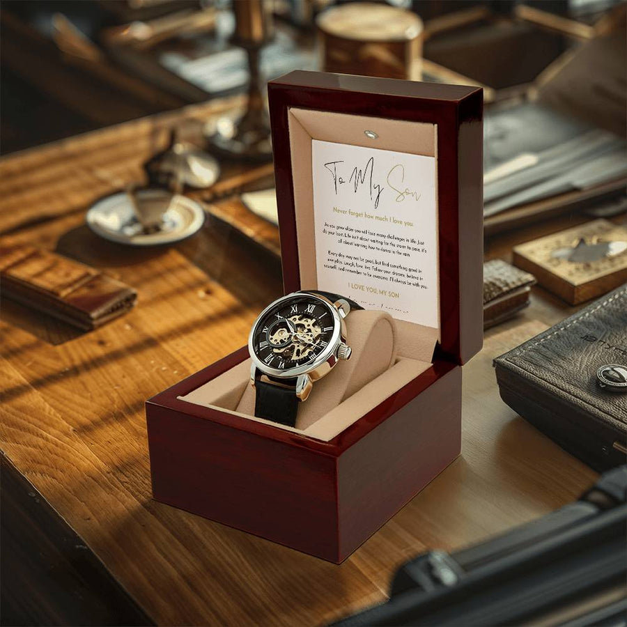To My Son, Gift For Son - Openwork Watches