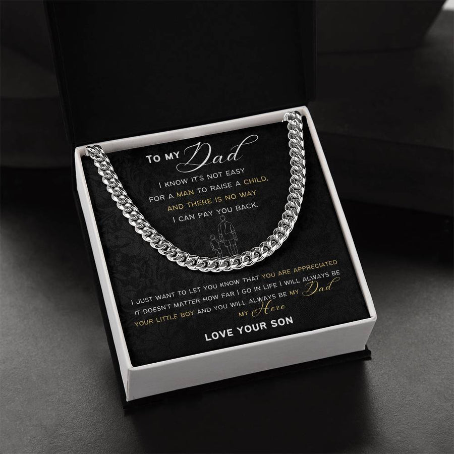 Cuban Link Chain Gift For Dad