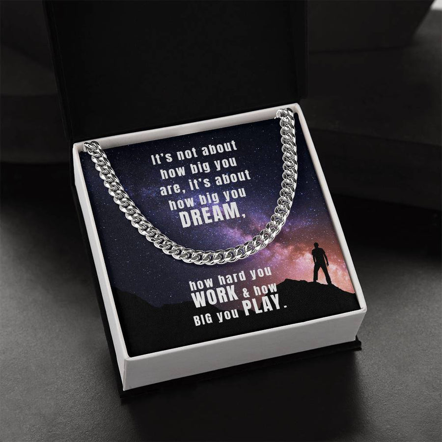 Gift For Colleague - Cuban Link Chain Necklace - Trending Now