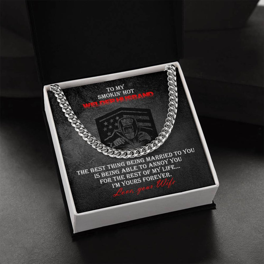 Welder Heavy Durable Cuban Chain Mens Necklace Cuban Link Chain