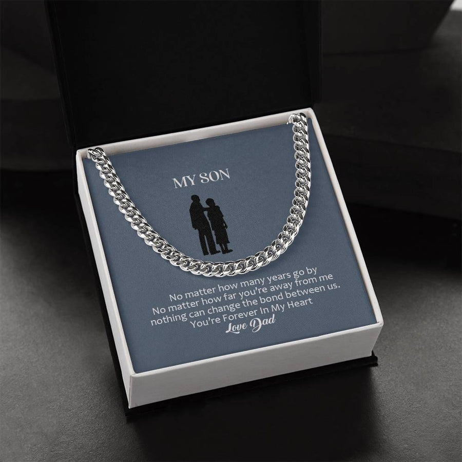 Gift For Son - Cuban Chain Link - Christmas Gift For Son Cuban Link Chain