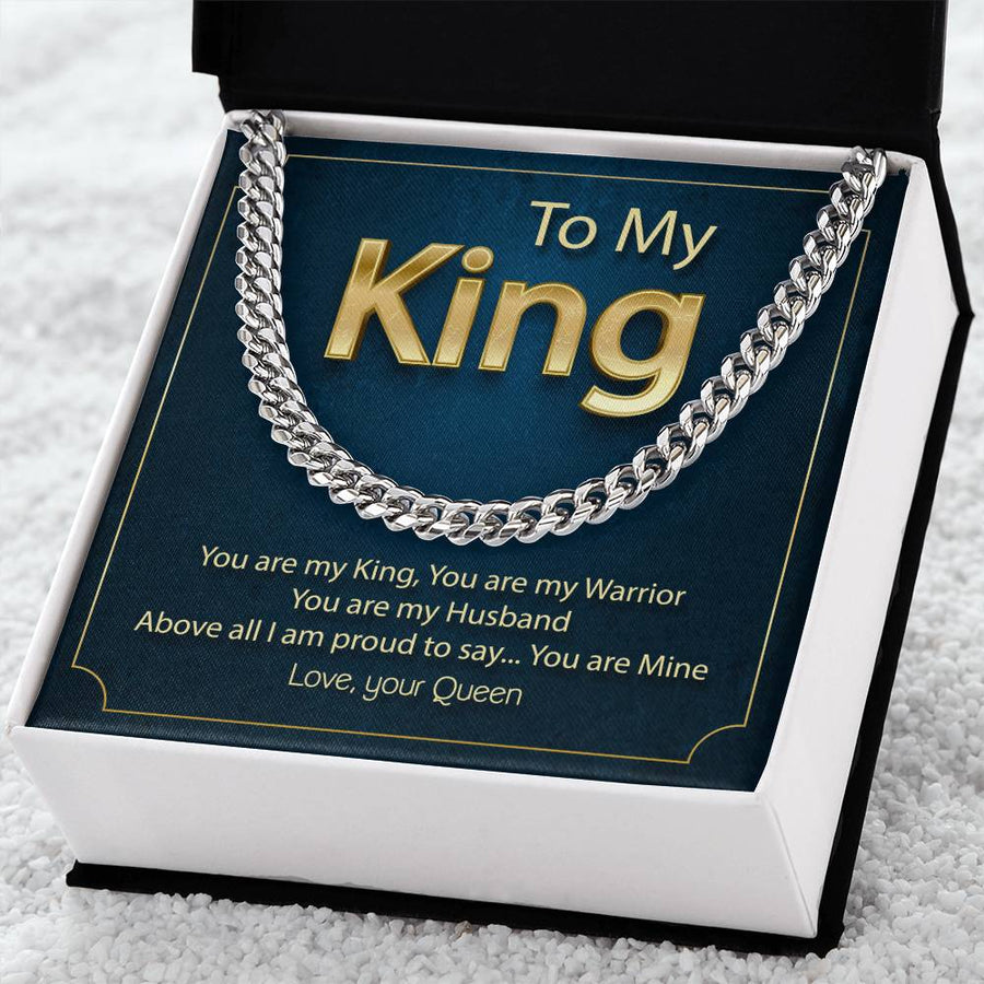 My King - Link Chain Necklace Cuban Link Chain