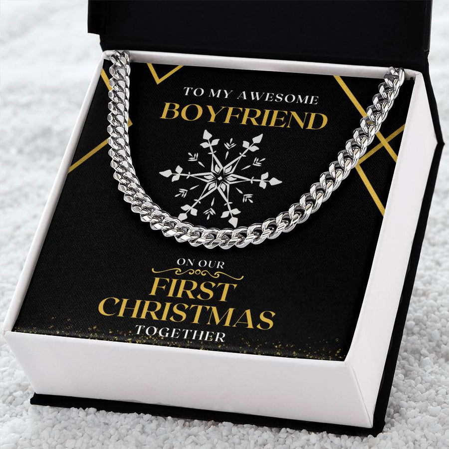 Chain Necklace To My Boyfriend On Our First Christmas Together Cuban Link Chain