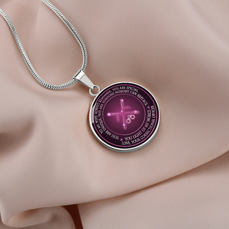 You Light Up My World - to My True Love, Happy Valentine's Day! You Light Up My Life, Even at Its Darkest. I Love You - Wife Christmas Gift From Husband, Wife Christmas, Gift for Wife, Necklace for Wife