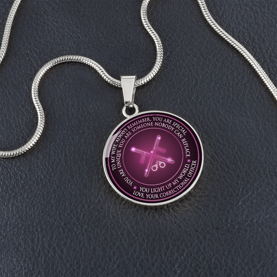 You Light Up My World - to My True Love, Happy Valentine's Day! You Light Up My Life, Even at Its Darkest. I Love You - Wife Christmas Gift From Husband, Wife Christmas, Gift for Wife, Necklace for Wife