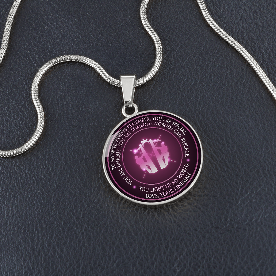 Lineman Wife Jewelry Gift, Lineman Girlfriend, Anniversary Gift for Wife, Birthday Gift for Wife, Gift for Wife, Necklace for Wife, Gift for Wife Birthday - Romantic Gift for Wife-to-be, Gift for Her, Future Wife Jewelry Gift