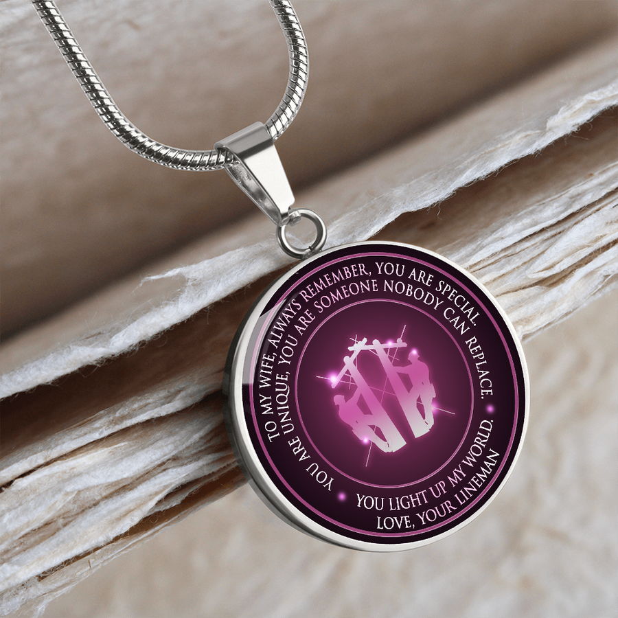 Lineman Wife Jewelry Gift, Lineman Girlfriend, Anniversary Gift for Wife, Birthday Gift for Wife, Gift for Wife, Necklace for Wife, Gift for Wife Birthday - Romantic Gift for Wife-to-be, Gift for Her, Future Wife Jewelry Gift