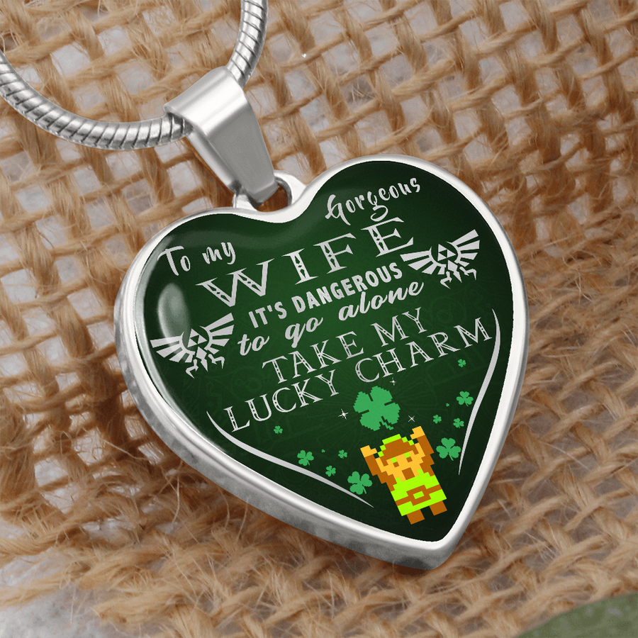 To My Beautiful Wife Necklace, Anniversary Gift for Wife, Birthday Gift for Wife, Gift for Wife, Necklace for Wife, Gift for Wife Birthday - Romantic Gift for Wife-To-Be, Gift For Her, Future Wife Jewelry Gift, Fiancée Gift