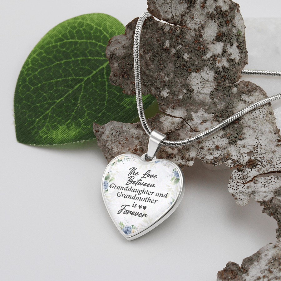 The Love Between Granddaughter and Grandmother is Forever Necklace