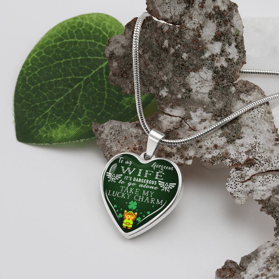 To My Beautiful Wife Necklace, Anniversary Gift for Wife, Birthday Gift for Wife, Gift for Wife, Necklace for Wife, Gift for Wife Birthday - Romantic Gift for Wife-To-Be, Gift For Her, Future Wife Jewelry Gift, Fiancée Gift