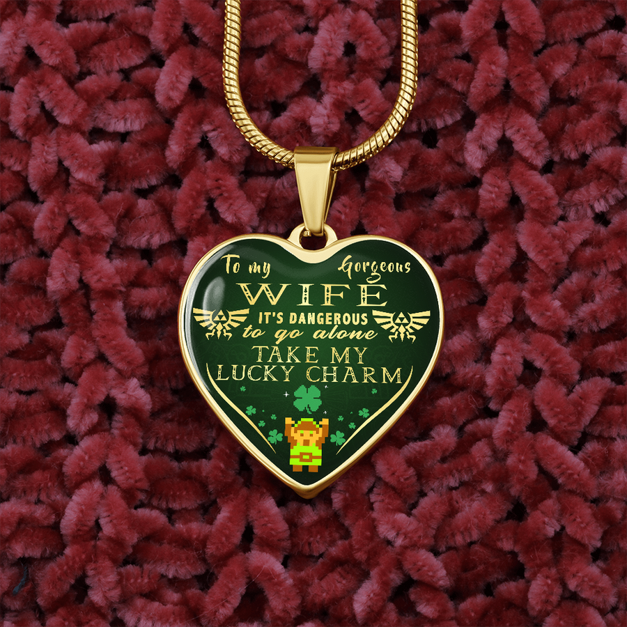 To My Beautiful Wife Necklace, Anniversary Gift for Wife, Birthday Gift for Wife, Gift for Wife, Necklace for Wife, Gift for Wife Birthday - Romantic Gift for Wife-To-Be, Gift For Her, Future Wife Jewelry Gift, Fiancée Gift