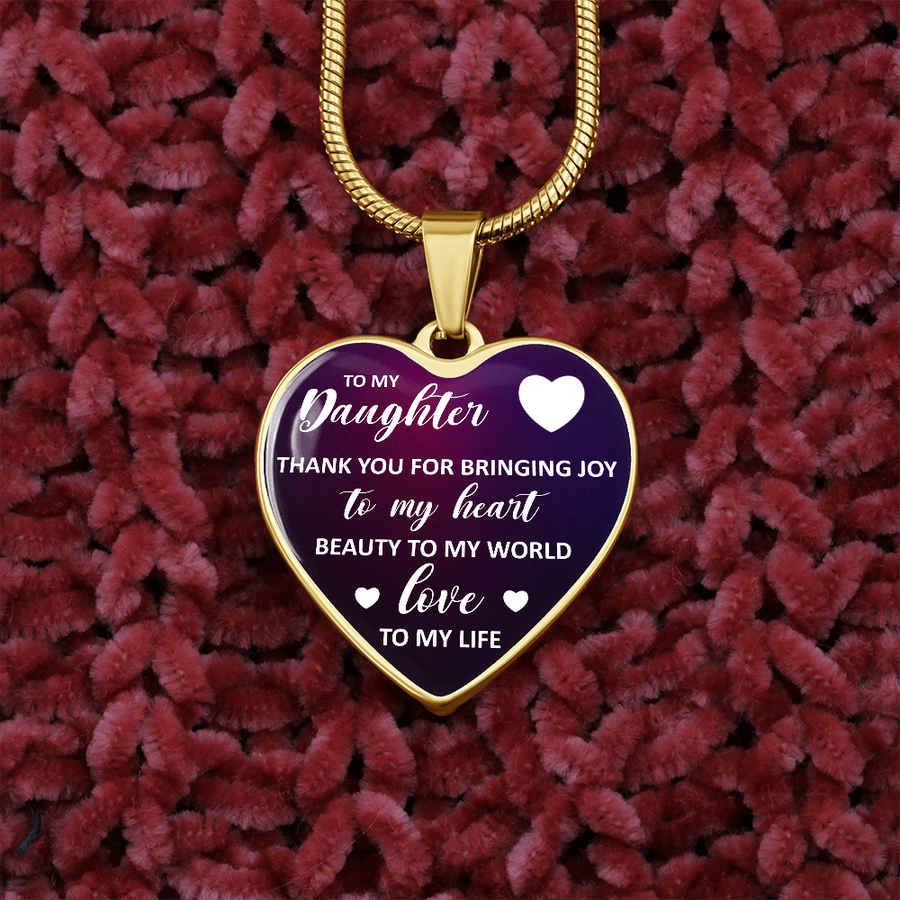 Joy, Beauty & Love - Christmas gift for your daughter Necklace