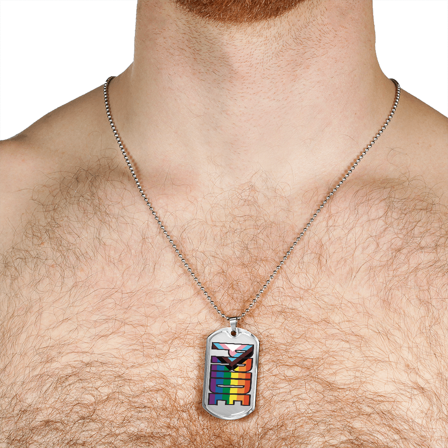 Progress Pride Necklace | Inclusive Pride Necklace