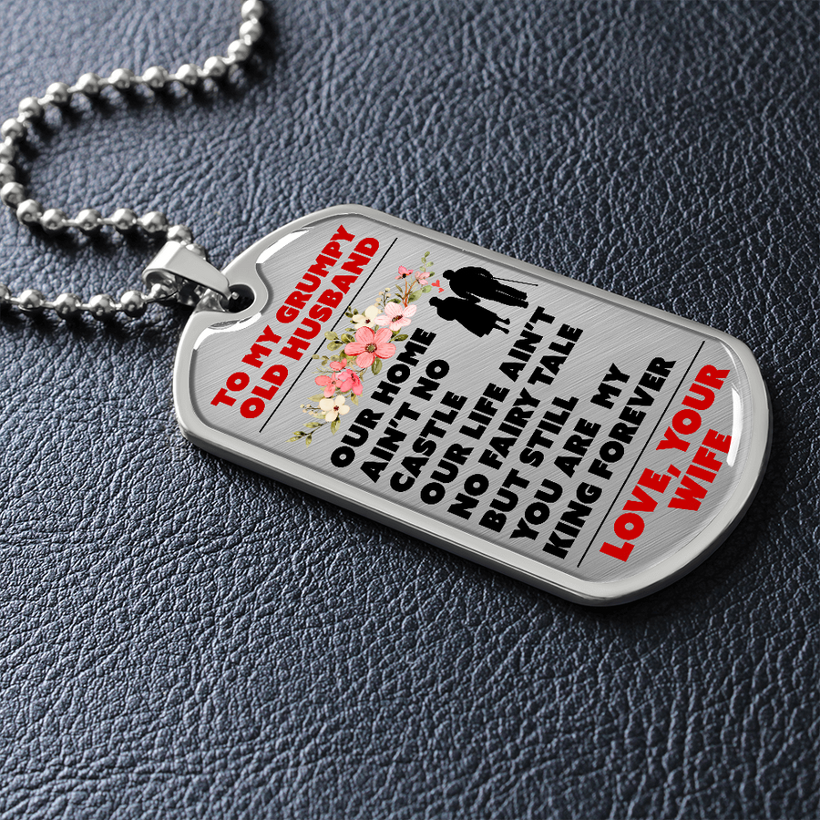 Gift For Husband - Premium Dog Tag Dog Tag Necklace