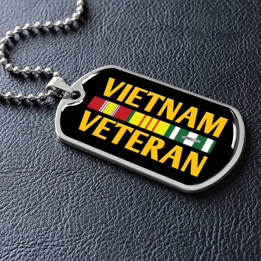 Vietnam Veteran Necklace - Never Underestimate an Old Man Who Is Also a Vietnam Veteran - Agent Orange Gift - Military Army