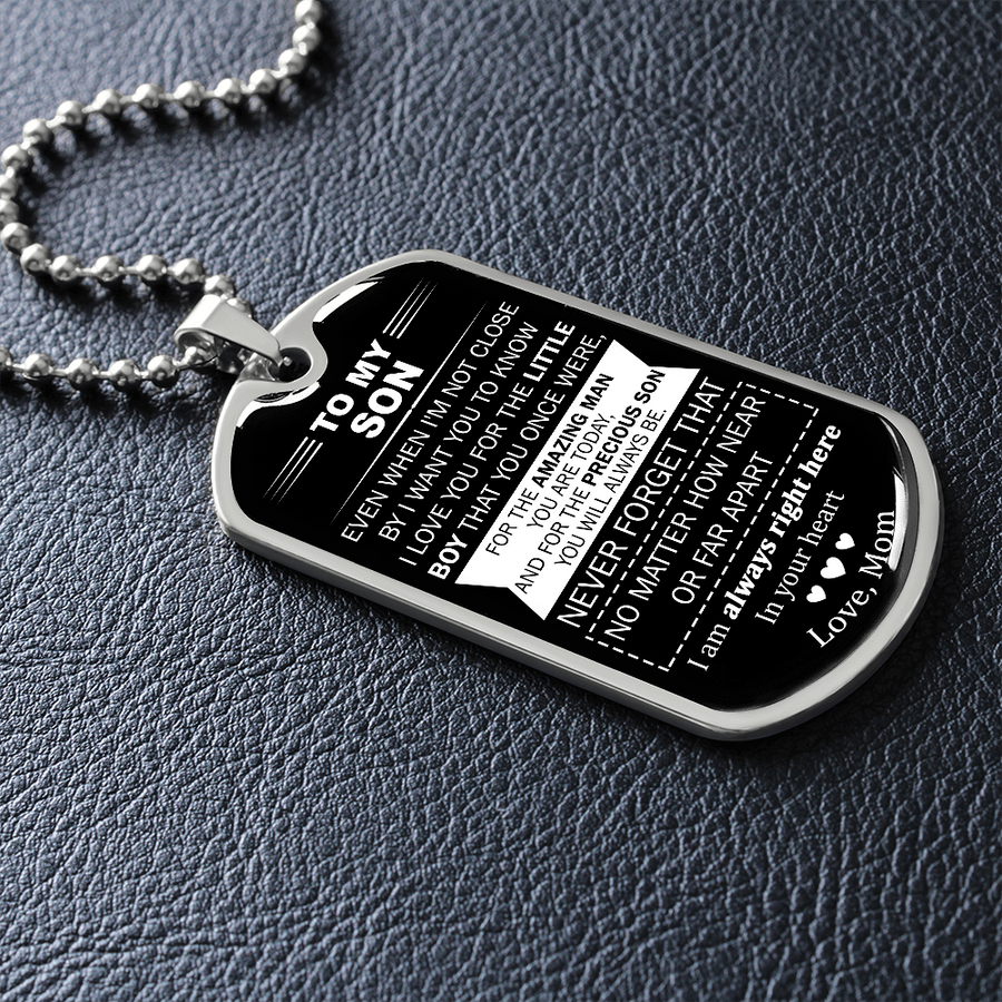 Gift For Son - Always Be - Dog Tag Dog Tag Necklace