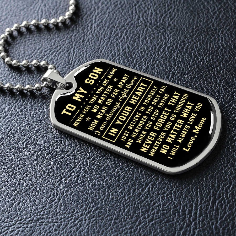 To my Son I will always love you Love Mom - Son Gifts From Mom - Gifts for Son Birthday, Unique Gifts for Son From Mother - Mother and Son Gifts - Mom and Son Gifts