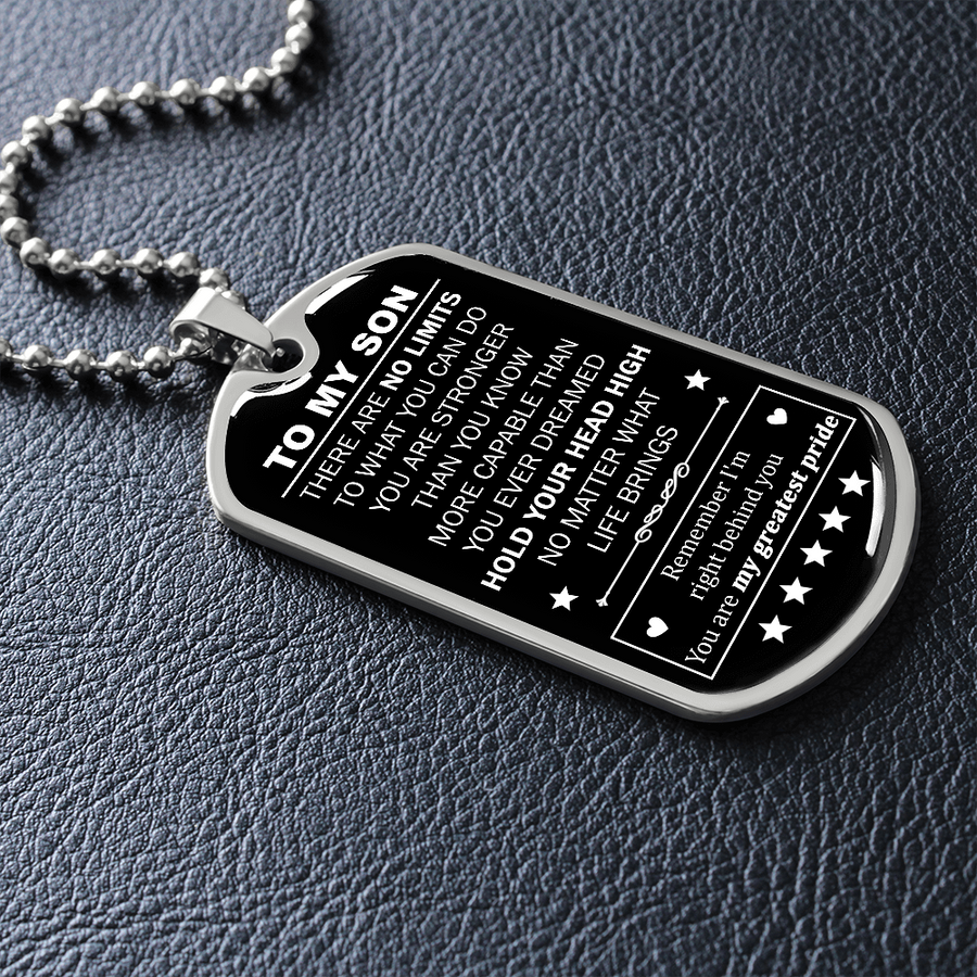 Gift For Son - You Can Do - Dog Tag Dog Tag Necklace