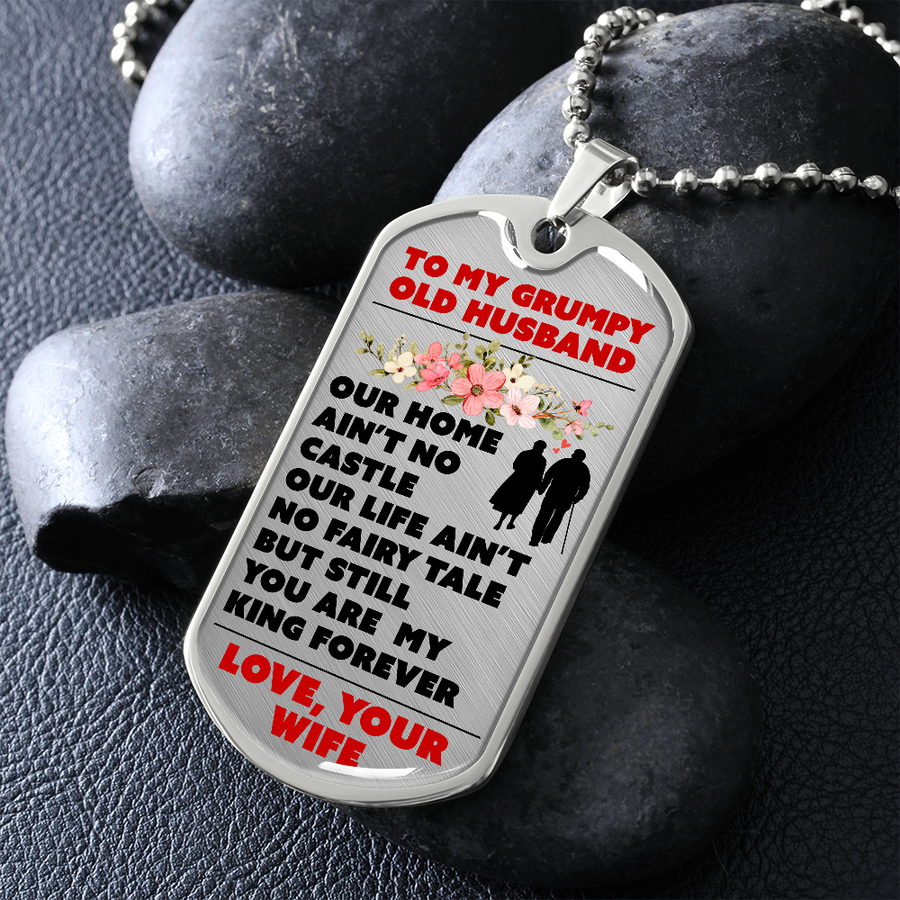 Gift For Husband - Premium Dog Tag Dog Tag Necklace