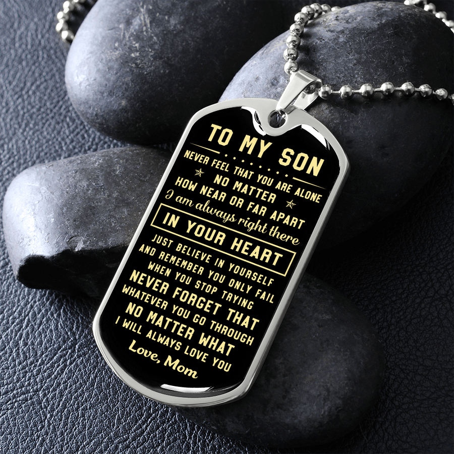 To my Son I will always love you Love Mom - Son Gifts From Mom - Gifts for Son Birthday, Unique Gifts for Son From Mother - Mother and Son Gifts - Mom and Son Gifts