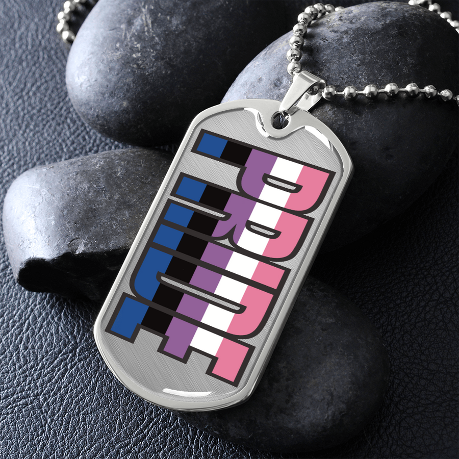 Genderfluid Pride Necklace