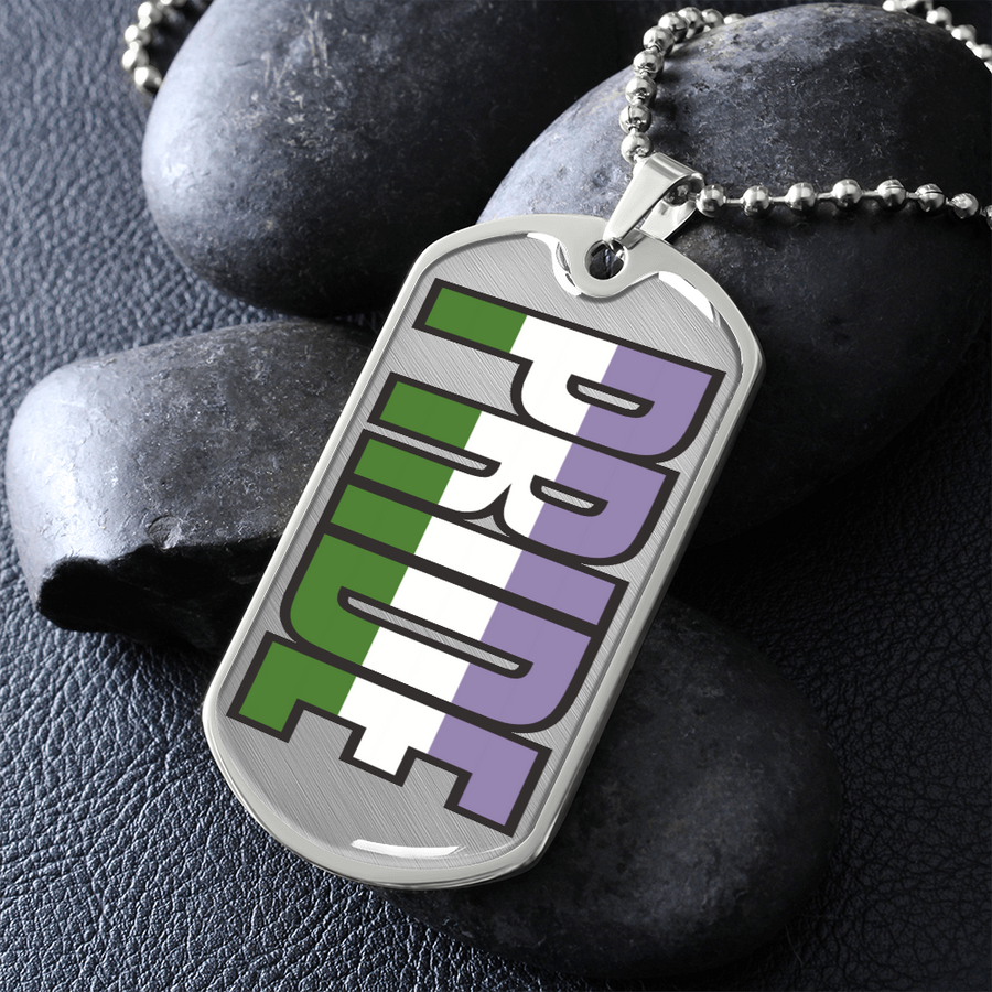 Genderqueer Pride Necklace