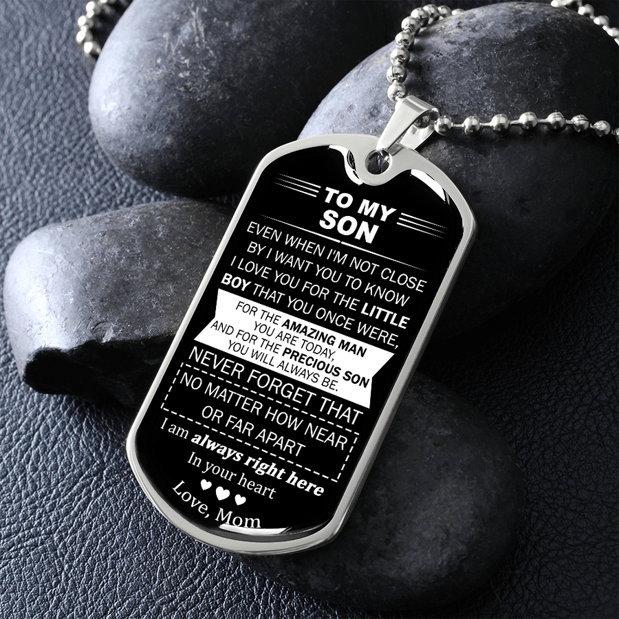 Gift For Son - Always Be - Dog Tag Dog Tag Necklace
